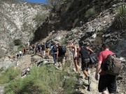 Group Hiking 3, best bungee jumping, bungee bridge to nowhere